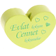 Motivperle Herz - "Evlat kokusu Cennet kokusudur" (Türkisch) : lemon